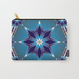 Morning Star Circle (Blue) Carry-All Pouch | Stardesigns, Illustration, Americanindian, Coolnativedesigns, Geometricdesigns, Vector, Vectordesigns, Graphicdesign, Bluedesigns, Pattern 