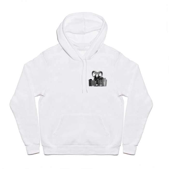 Aries - old Books Journalist Library Hoody