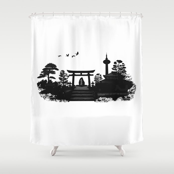 Kyoto Japan Shower Curtain