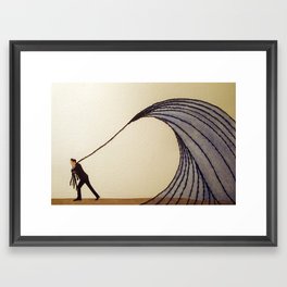 "For you I know I'd even try to turn the tide." - Johnny Cash Framed Art Print