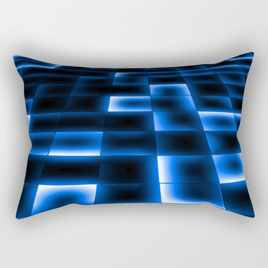Sci Fi UFO Landing Pad Rectangular Pillow