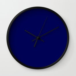 Monochrom blue 0-0-340 Wall Clock