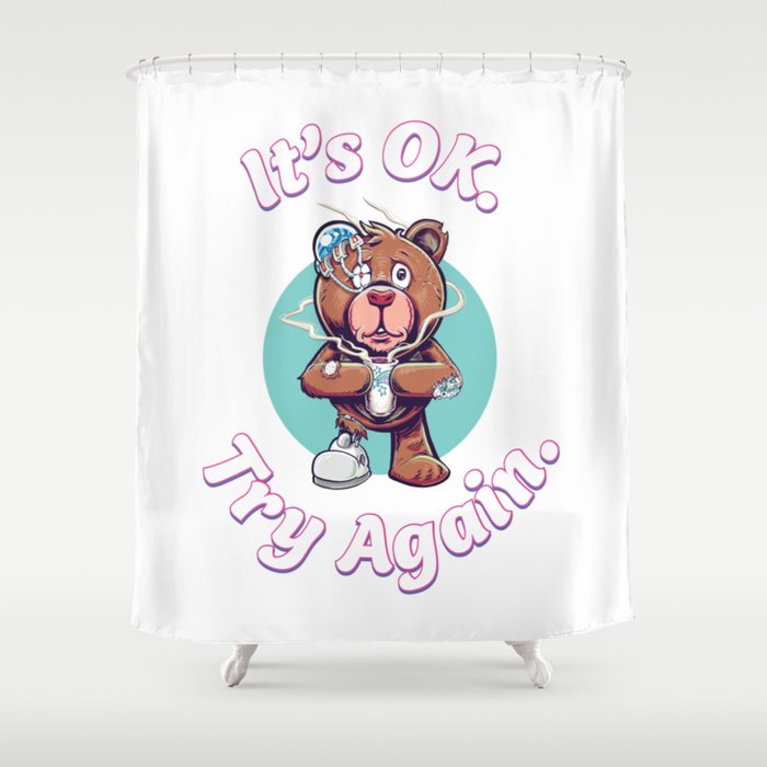 Inner Care Bear Shower Curtain