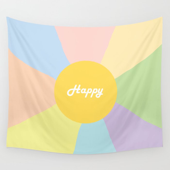 Happy Wall Tapestry