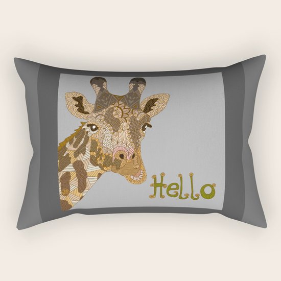 Hello Rectangular Pillow