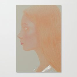 Portrait of a girl Canvas Print