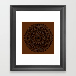 Sapphorica Creations- Lotus Mandala- Color  Framed Art Print