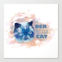 Derpy cat Canvas Print