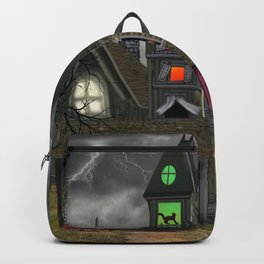 Halloween Haunted Mansion Backpack