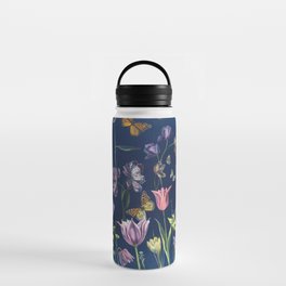 Nocturnal Nature (Tulips, Crocus, etc) Water Bottle