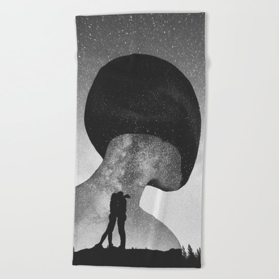 kiss Beach Towel