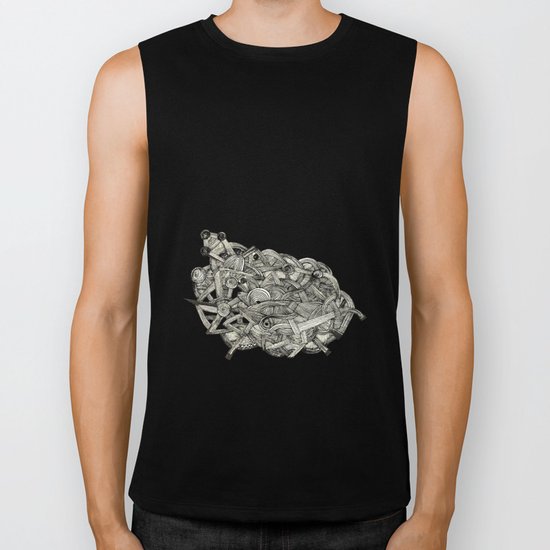 - dark world - Biker Tank