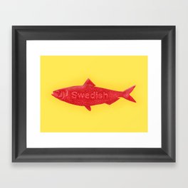 Swedish Fish Framed Art Print