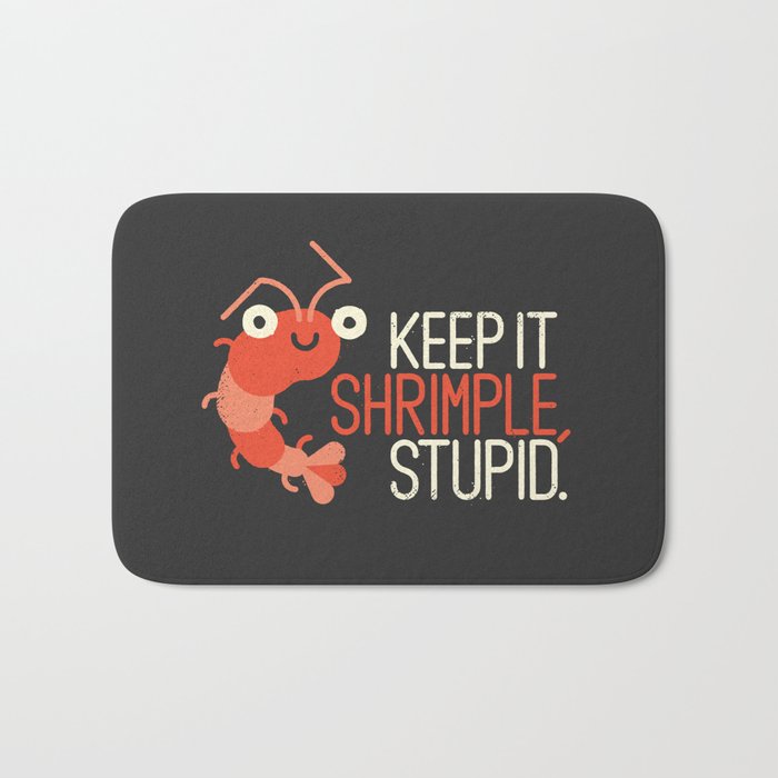 The Prawn Principle Bath Mat