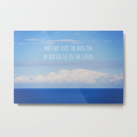 Meet me over the horizon Metal Print