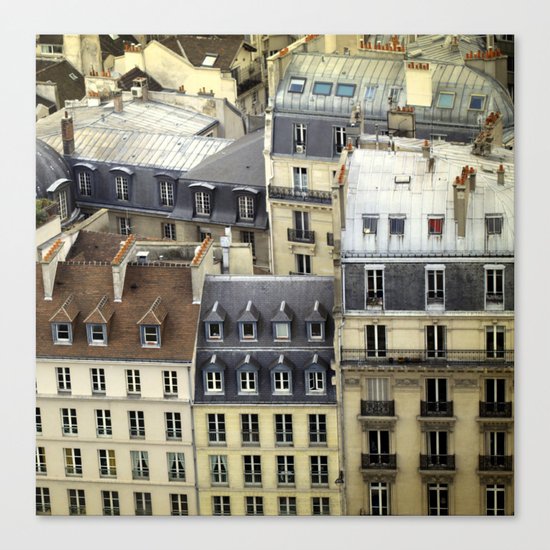 Paris Rooftop #2 Canvas Print