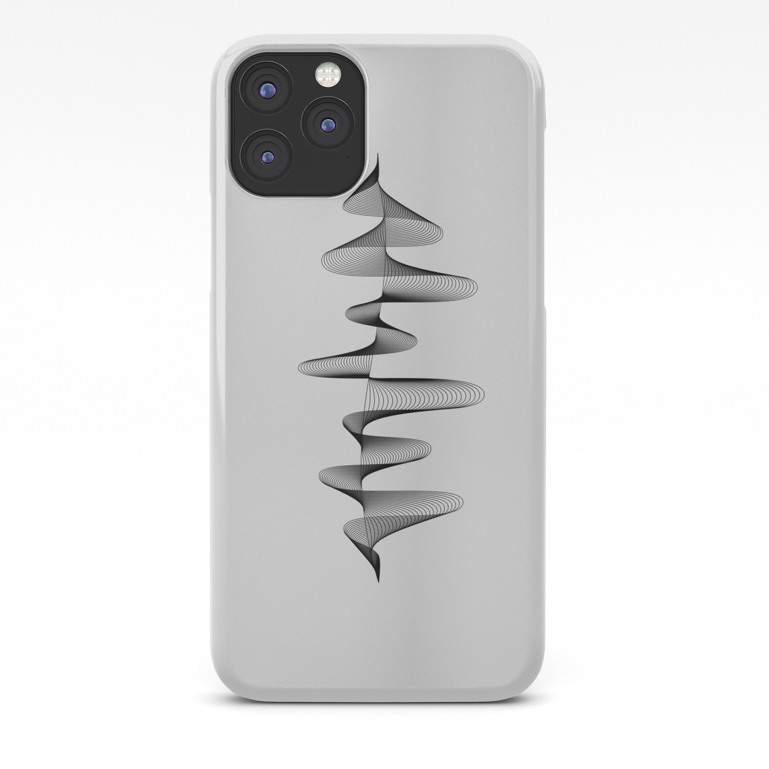 Abstract 80s Soundwave Art Music Audio Black And White Musical