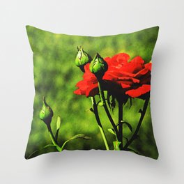 A Kiss from a Rose Throw Pillow