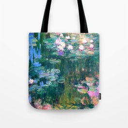 water lilies : Monet Tote Bag