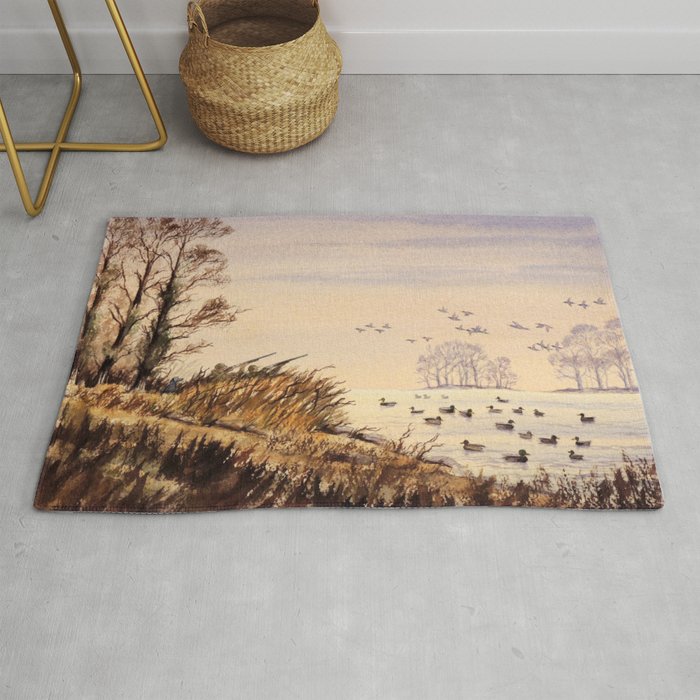Duck Hunting Times Rug