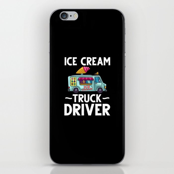 Ice Cream Truck Driver Ice Cream Van Man iPhone Skin