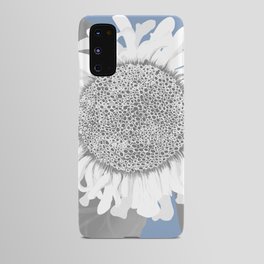White sunflower Android Case