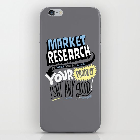 Market Research iPhone & iPod Skin
