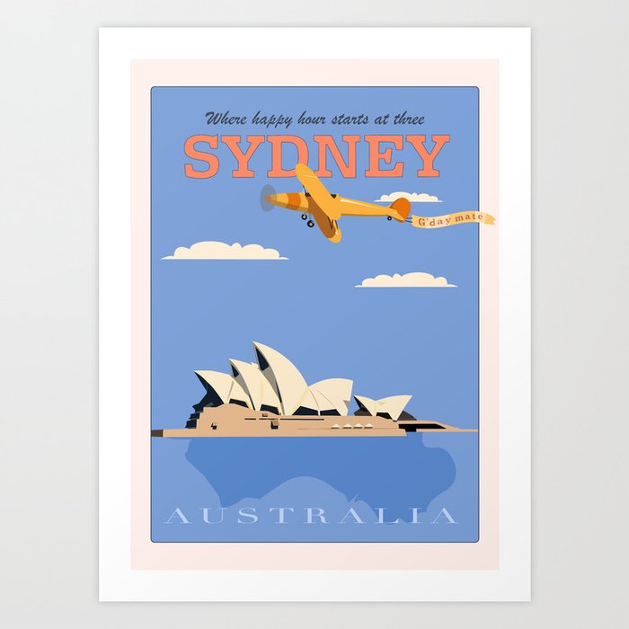 Opera House Sydney  Art Print