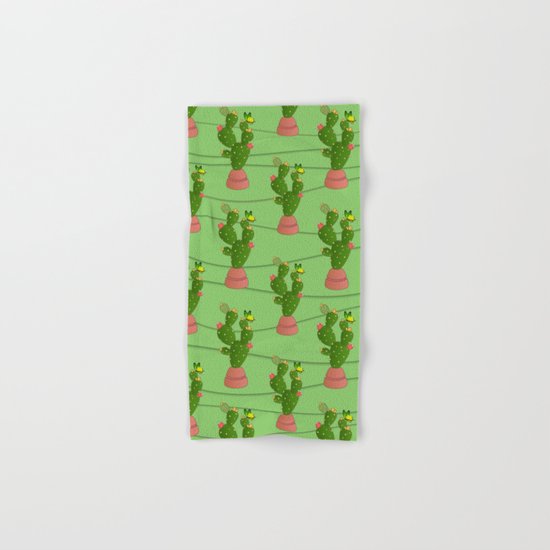 cactus summer Hand & Bath Towel