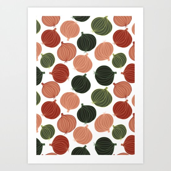 know your onions Art Print