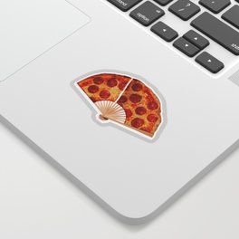 Pizza fan Sticker