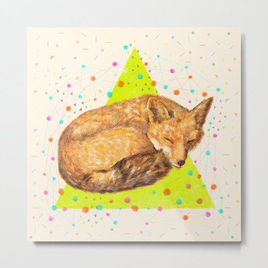 Fox Dream Metal Print