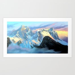 Sagarmatha Art Prints For Any Decor Style Society6