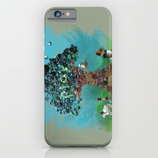 Playing with Buttons and Wool iPhone & iPod Case