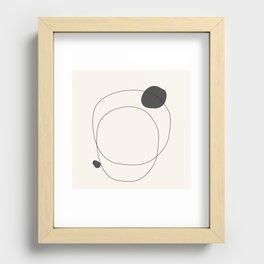 Abstract line art 79 Recessed Framed Print