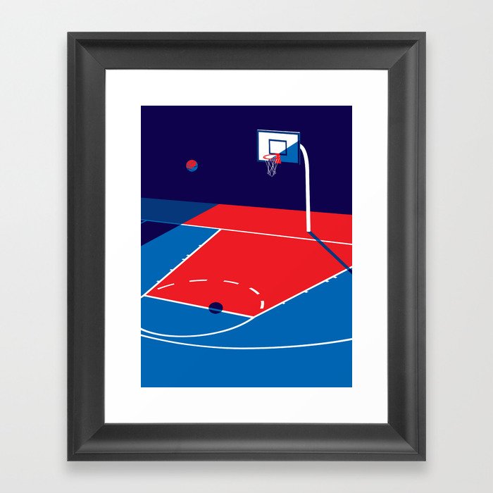 Basketball Framed Art Print