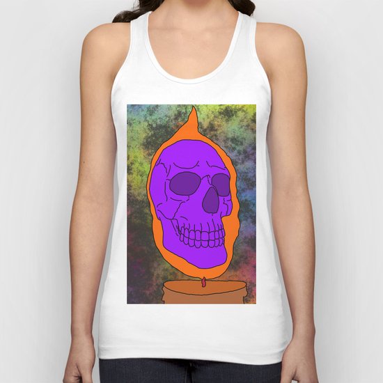 Halloween Skull Unisex Tank Top