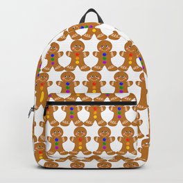 Gingerbread Couple 3 Boy Boy Backpack