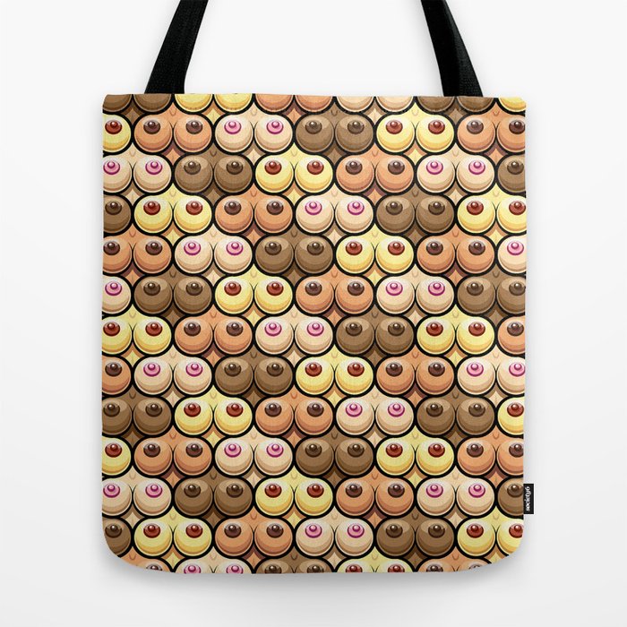 Hot Boobs and Sexy Tits Bachelor Party Gift Seamless Pattern Design Product  Rectangular Pillow by TittyShop