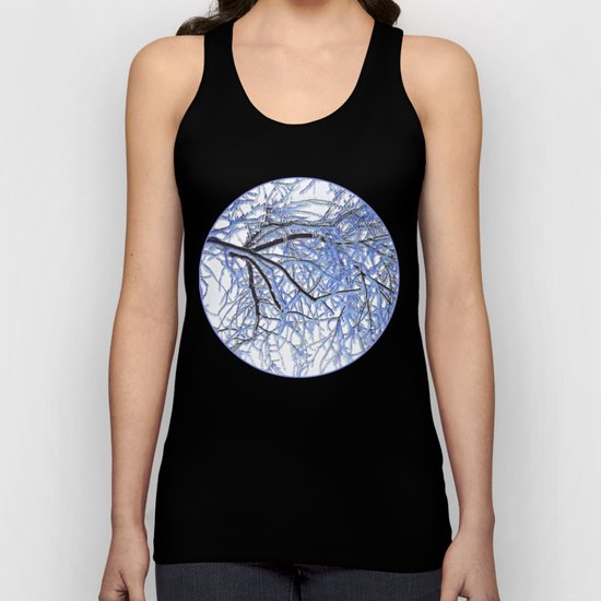 Snowy branches Unisex Tank Top