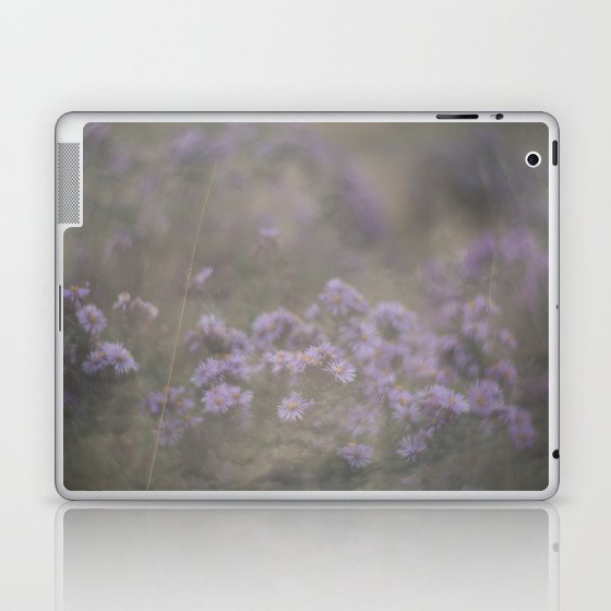 "and through the fog she found the flowers—and she was set free…" Laptop & iPad Skin