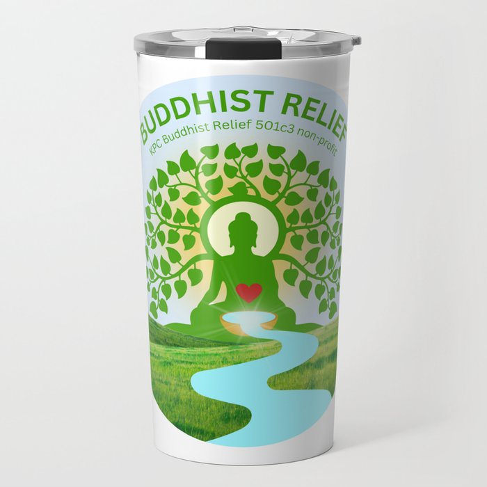 Buddhist Relief Travel Mug