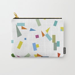 1980s Abstract Geometric Carry-All Pouch