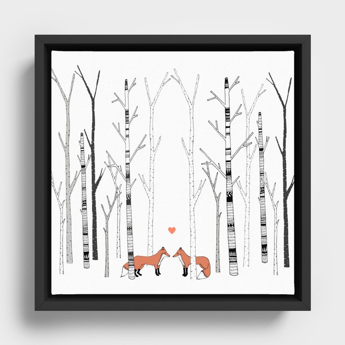 Meet me in the Wild Framed Canvas