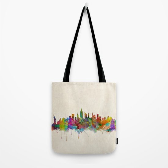 New York City Skyline Tote Bag by ArtPause Society6