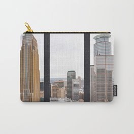 Minneapolis Skyline Window | City Views in Minnesota Carry-All Pouch