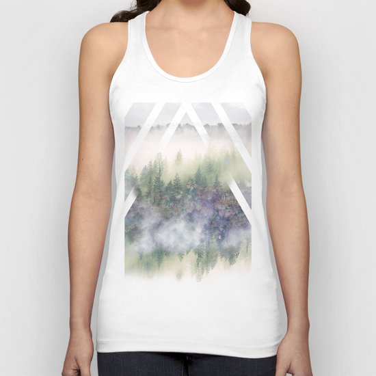 Foggy Mountains Unisex Tank Top