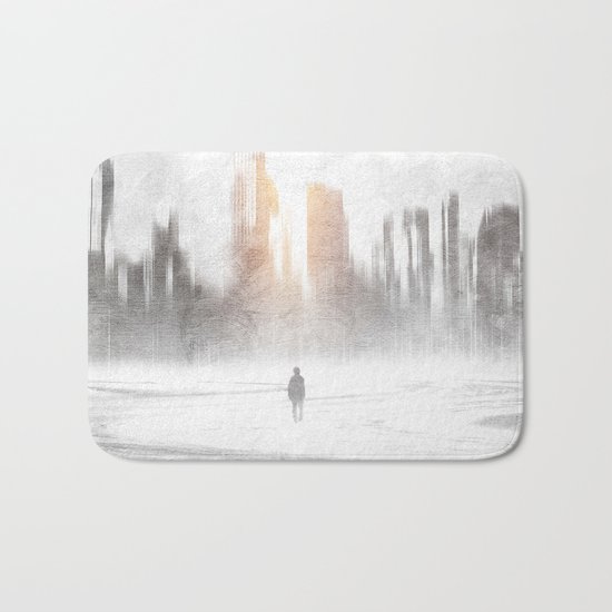 Grey hope Bath Mat