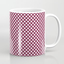 Anemone and White Polka Dots Coffee Mug