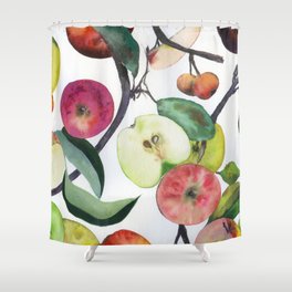 apple mania N.o 7 Shower Curtain